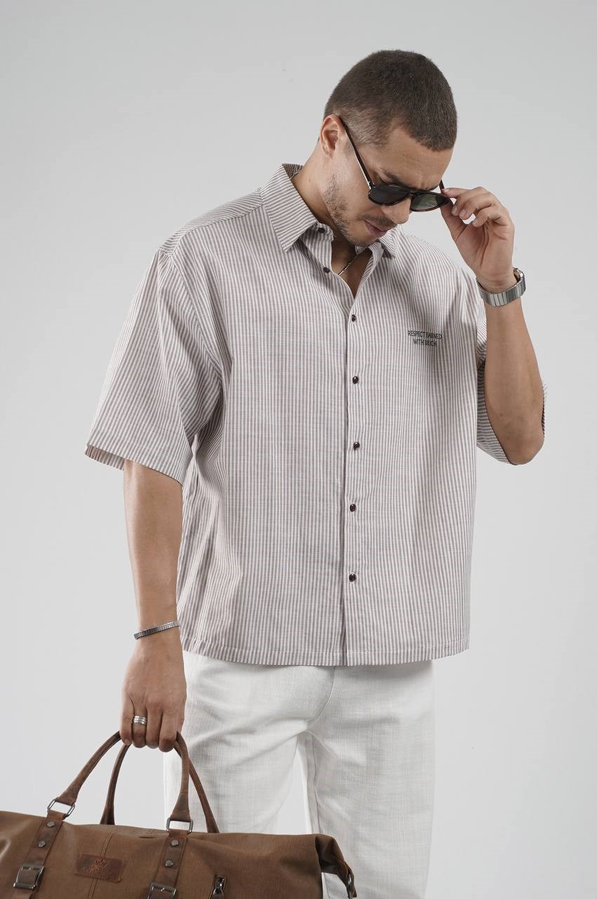 Wholesale Mens Light Gray Shirt