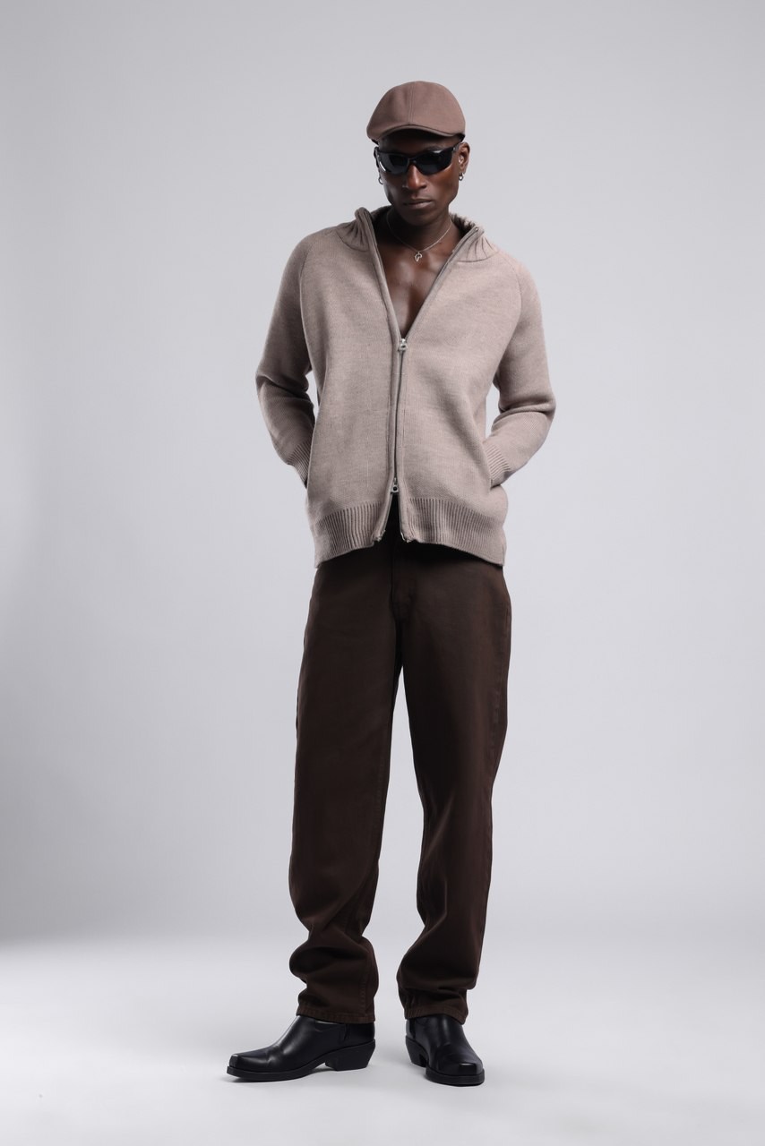 Wholesale Men's Mink Knit Sweatshirt  1503FW27-CH-27027/1