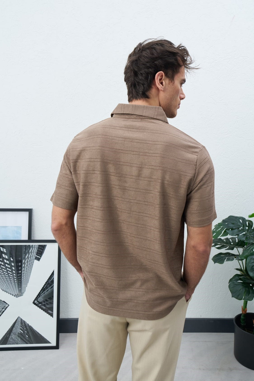 Wholesale Mens Mink Polo T-Shirt