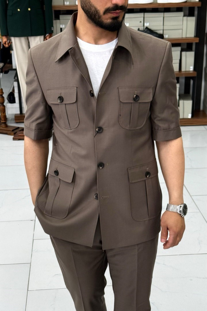 Wholesale Men's Mink Two-Piece Suit 1744W26-045