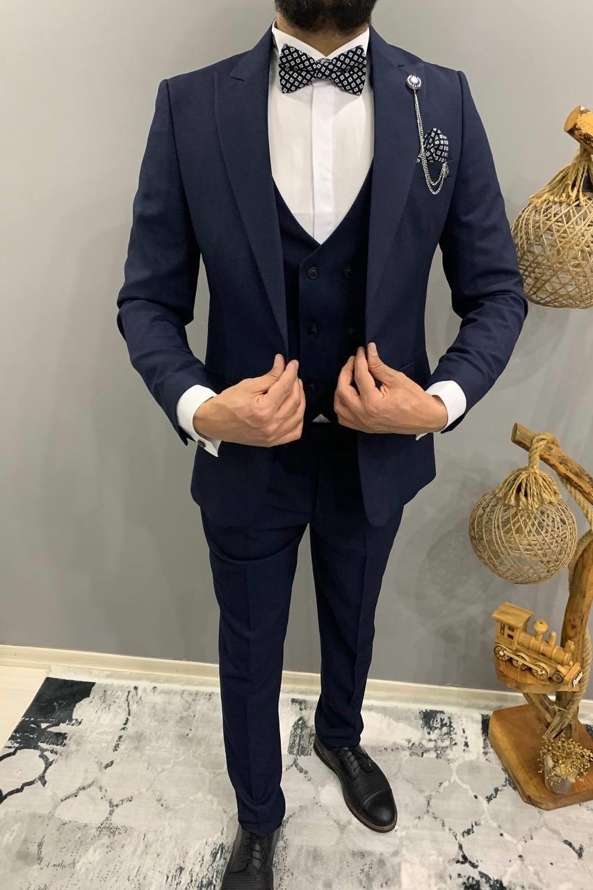 Wholesale Men's Mint Three-Piece Suit 1701W26-064