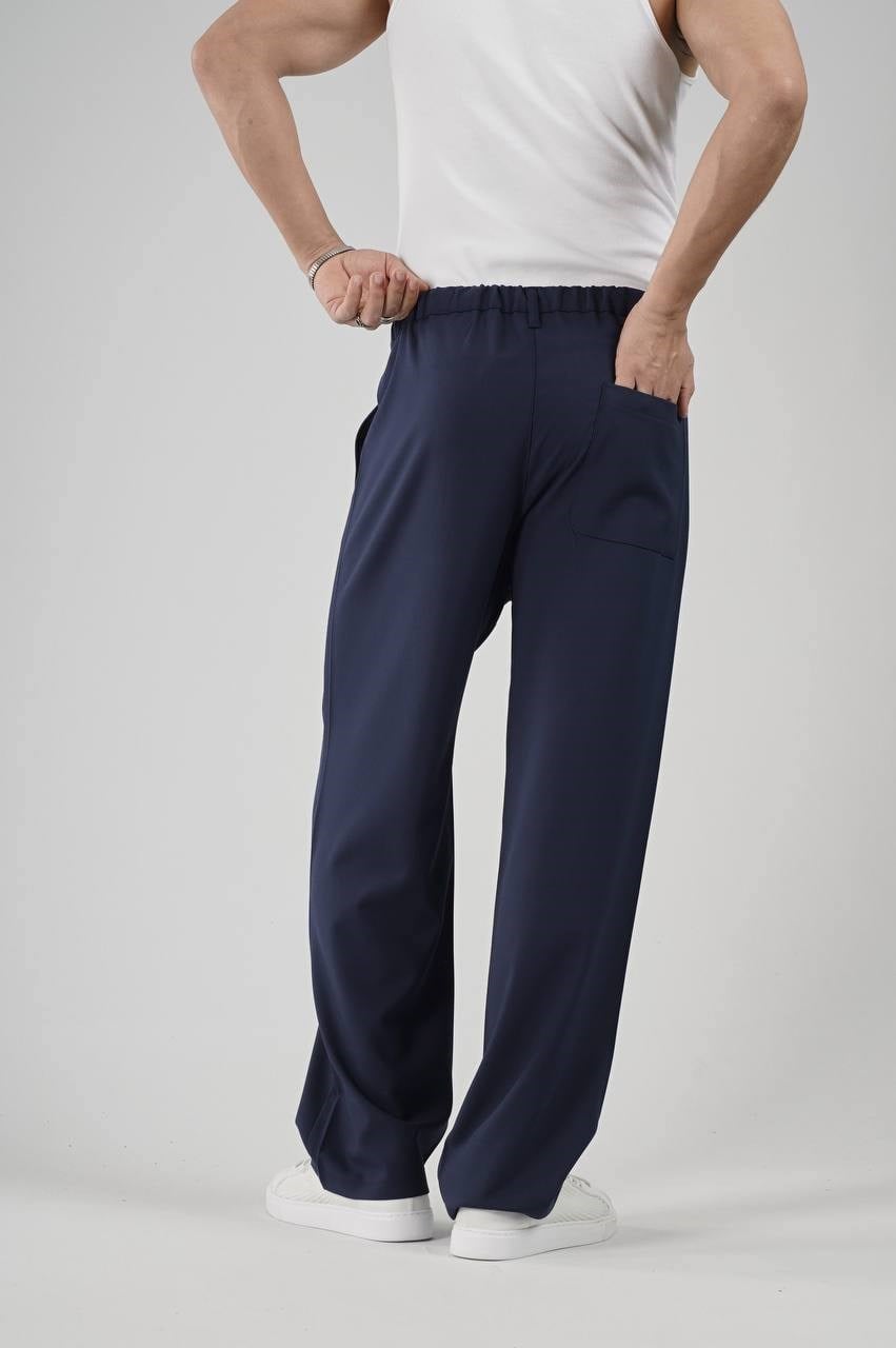 Wholesale Mens Navy Baggy Pants