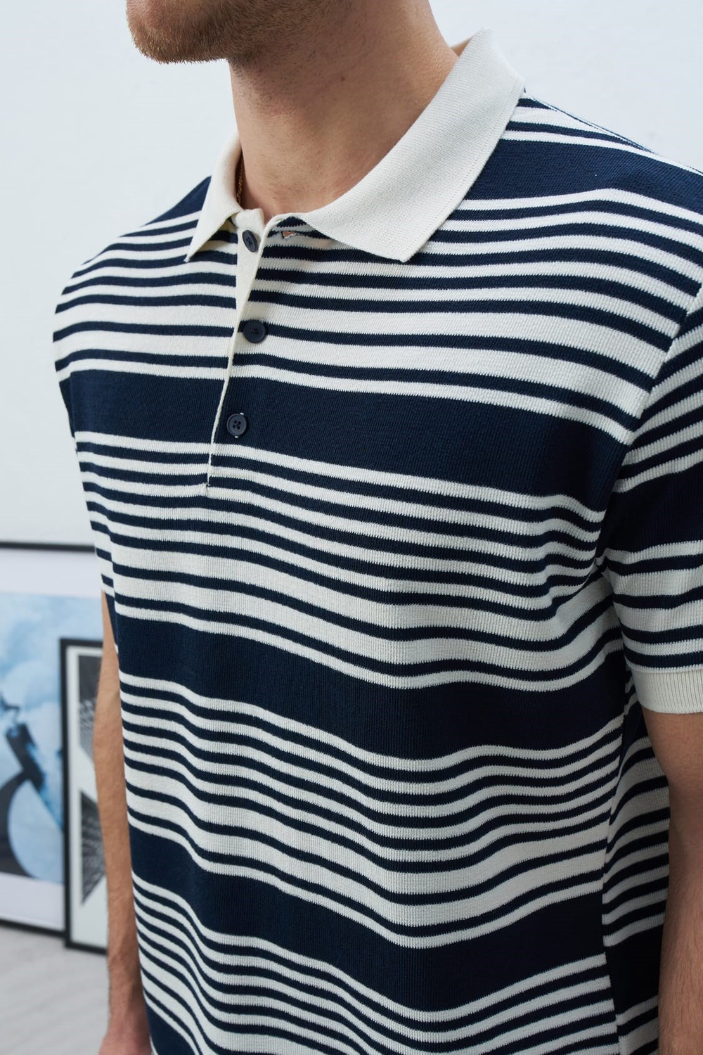Wholesale Mens Navy Polo T-Shirt