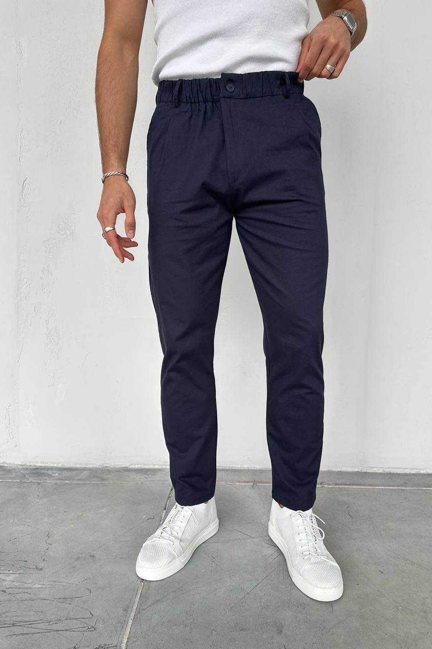 Wholesale Mens Navy Regular Fit Pants