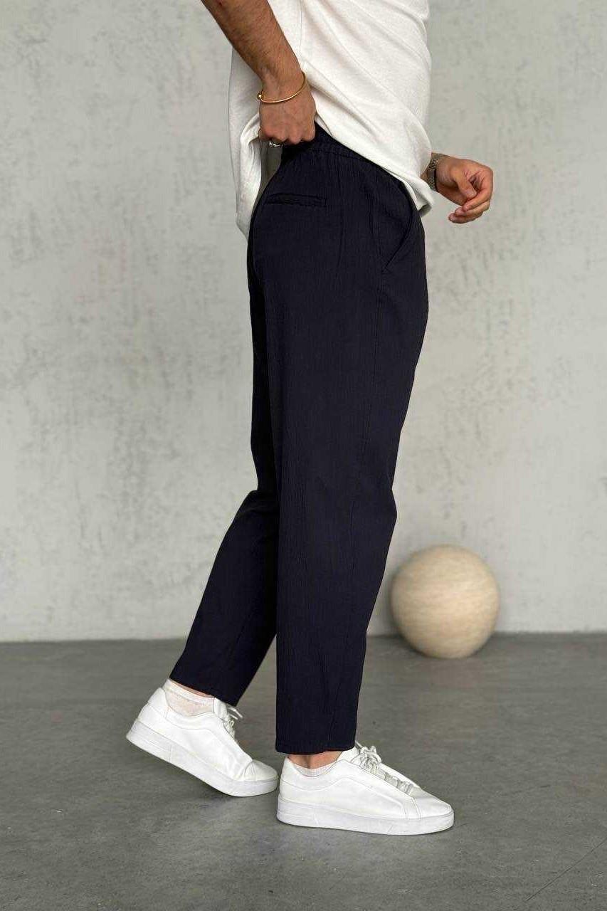 Wholesale Mens Navy Relaxed Fit Pants