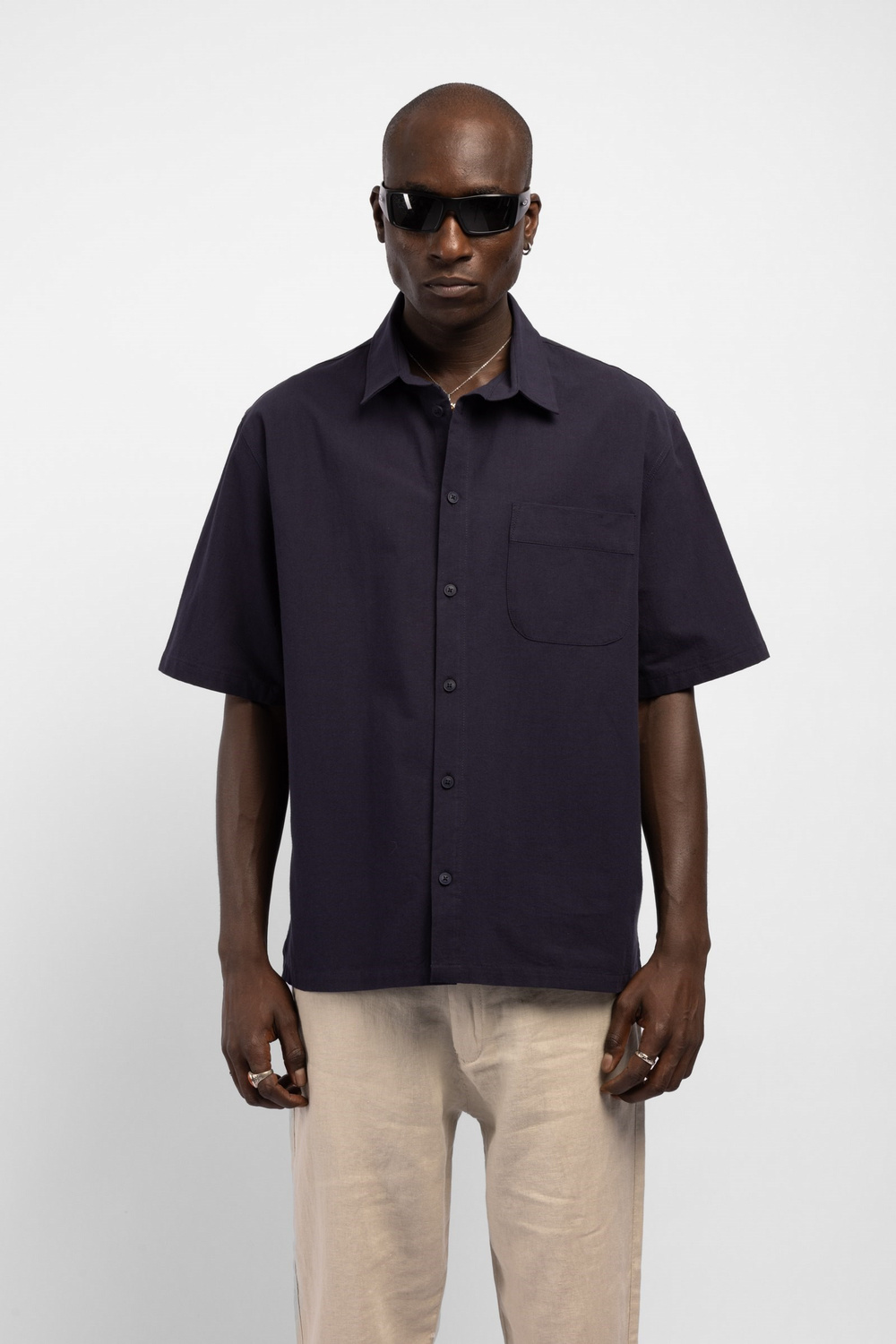 Wholesale Mens Navy Shirt