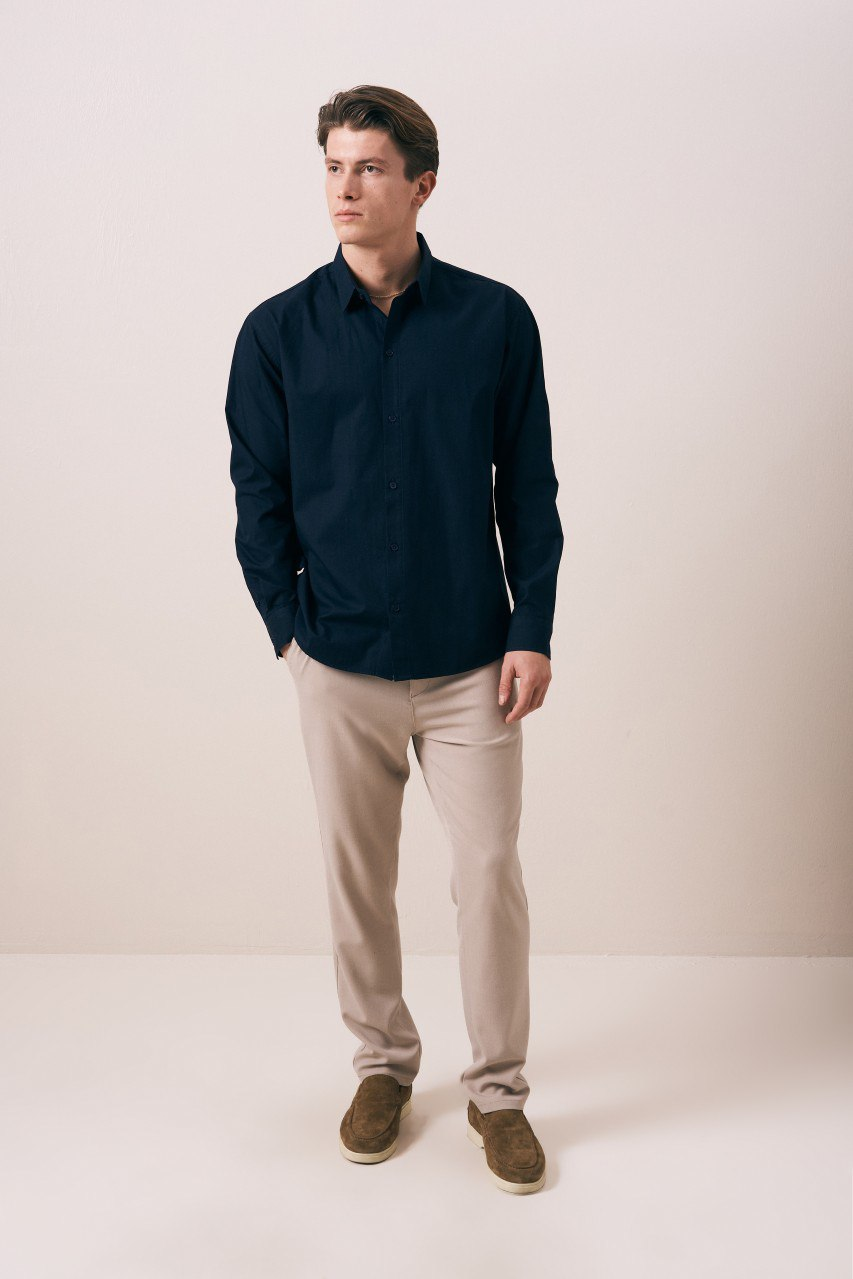 Wholesale Mens Navy Shirt