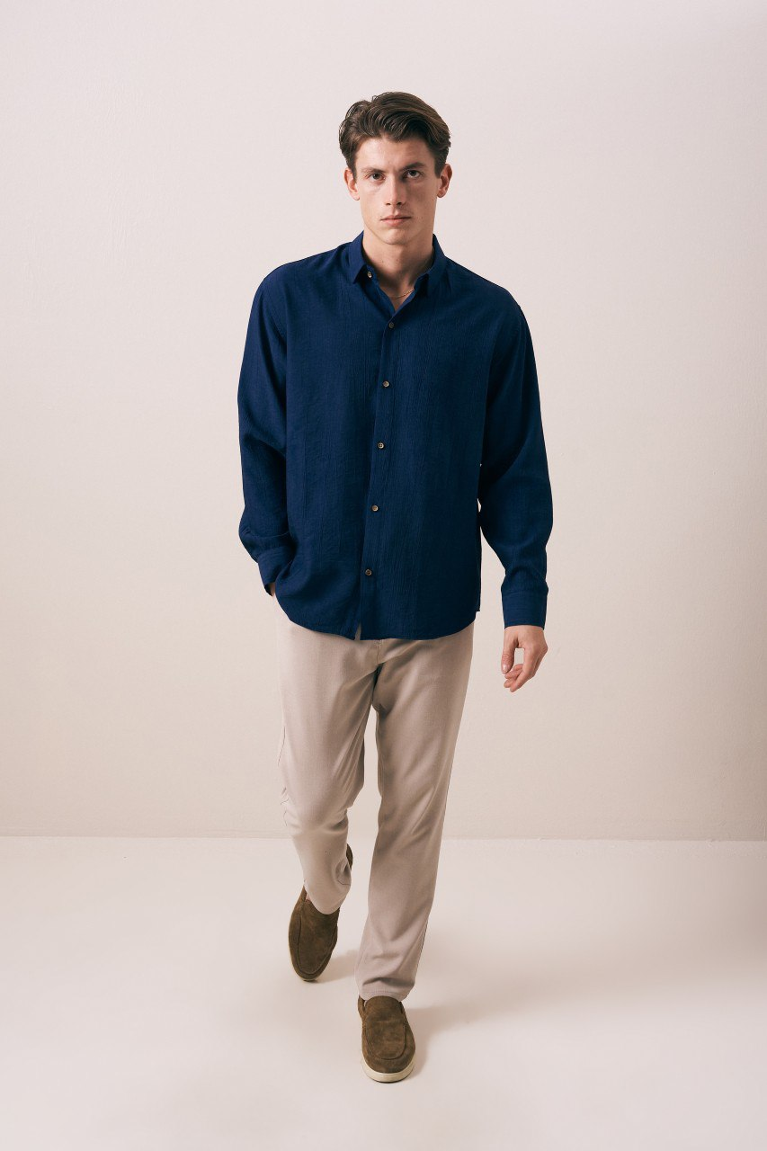 Wholesale Mens Navy Shirt
