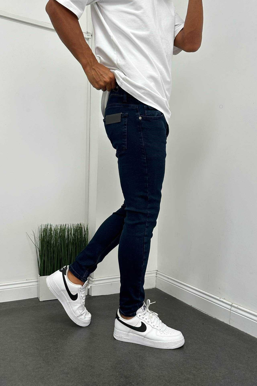 Wholesale Mens Navy Slim Fit Jeans