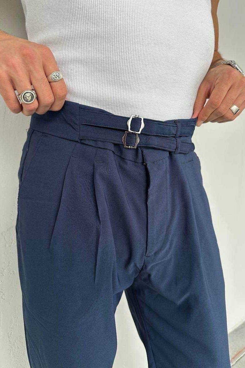 Wholesale Mens Navy Slim Fit Pants