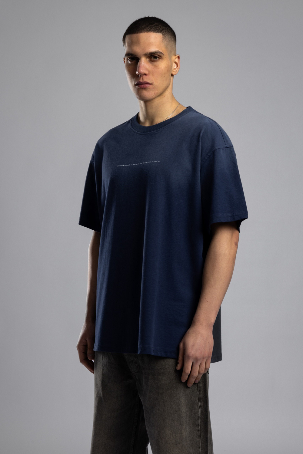 Wholesale Mens Navy T-shirt