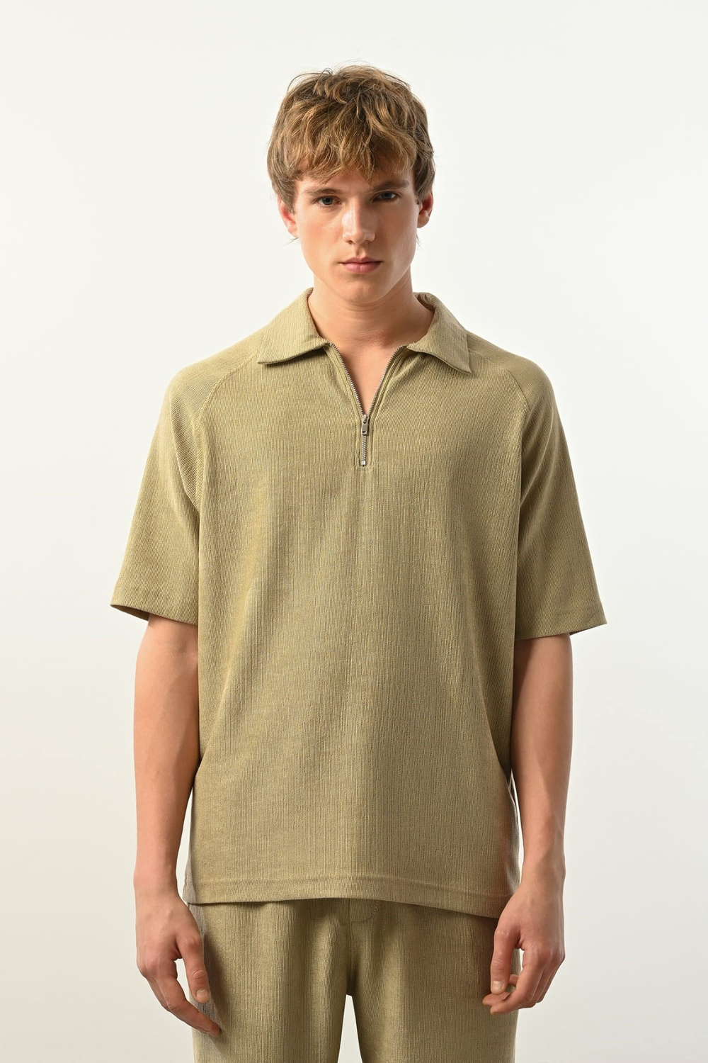 Wholesale Mens Olive Polo T-Shirt