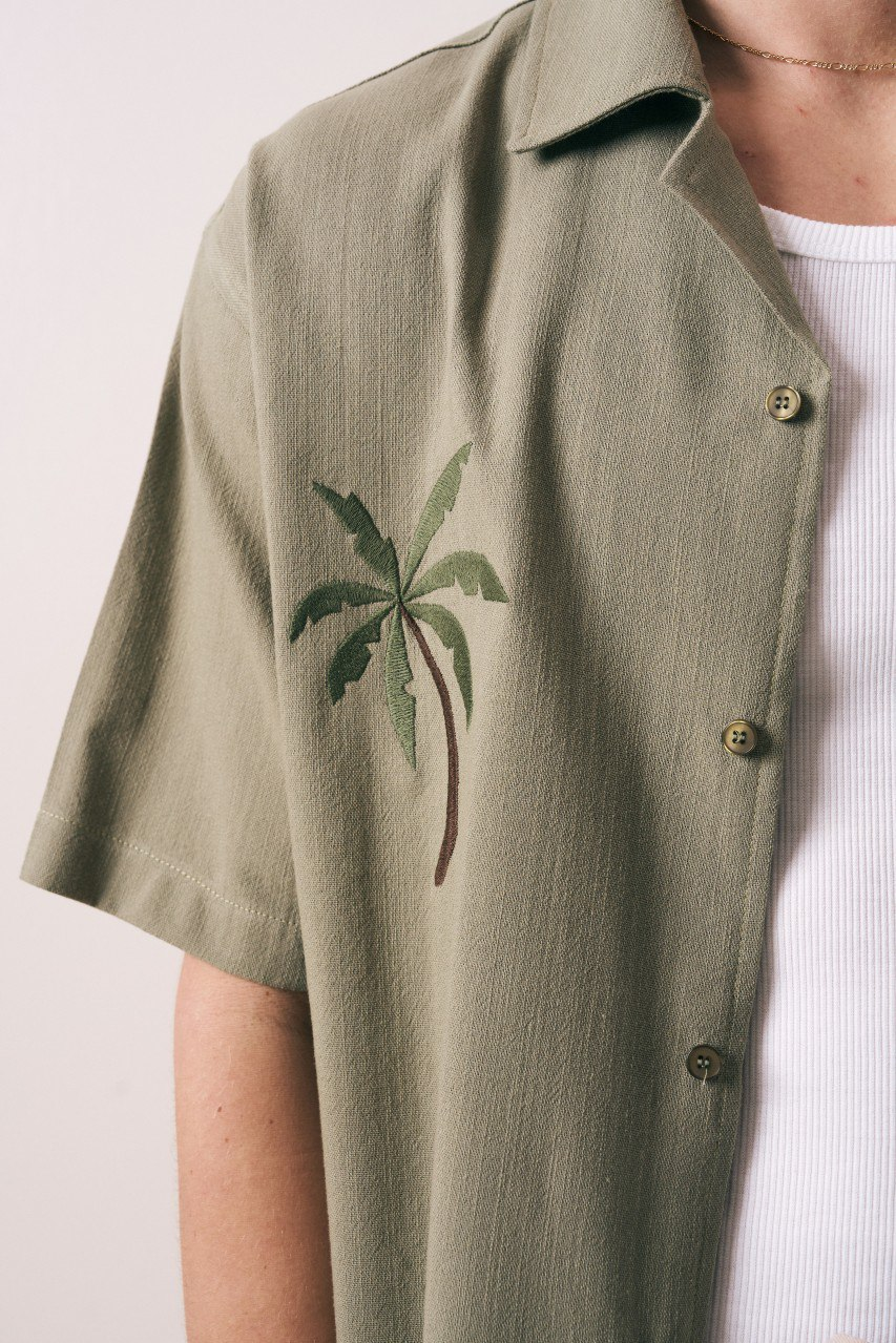 Wholesale Mens Olive Shirt