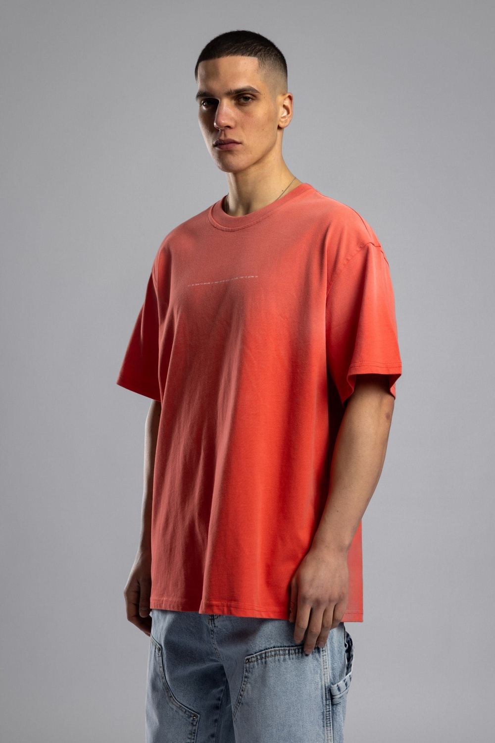 Wholesale Mens Orange T-shirt