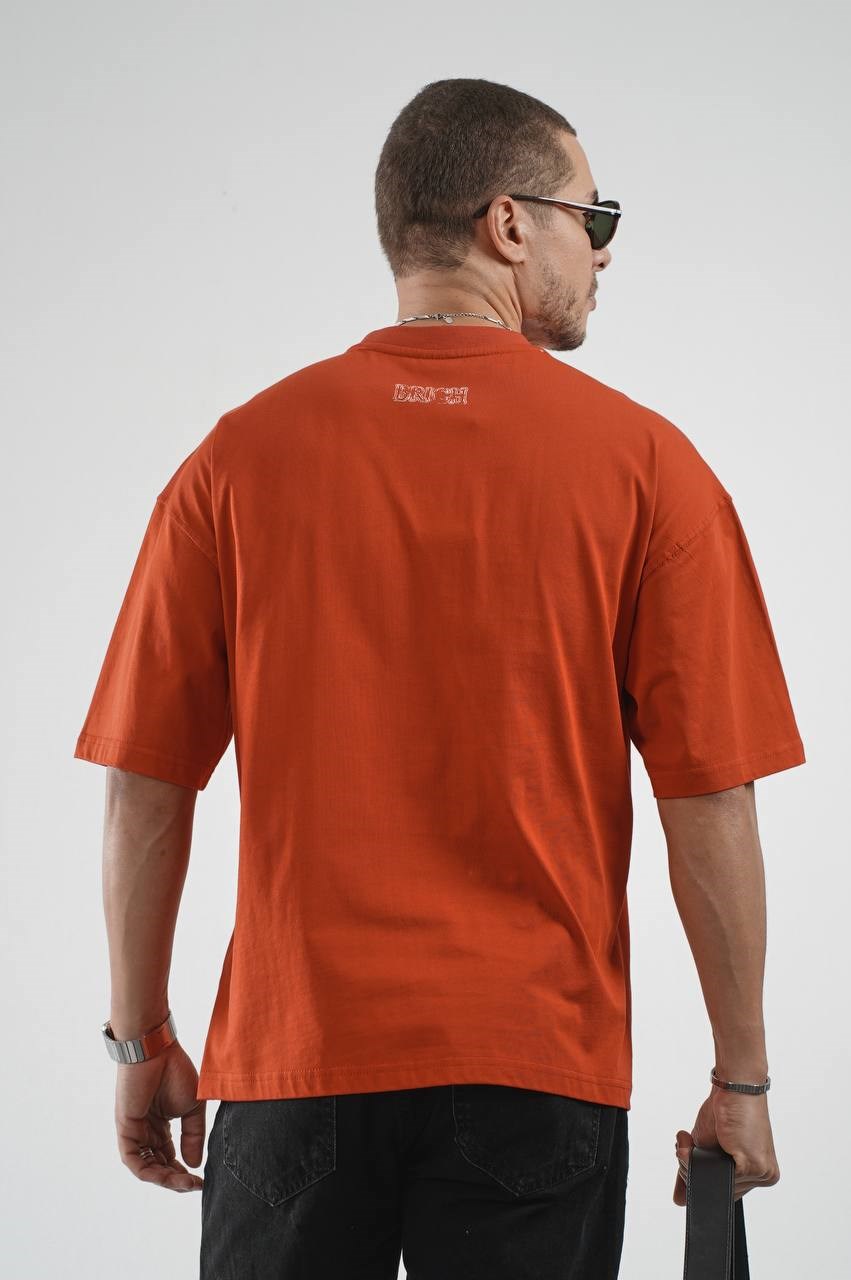 Wholesale Mens Orange T-Shirt