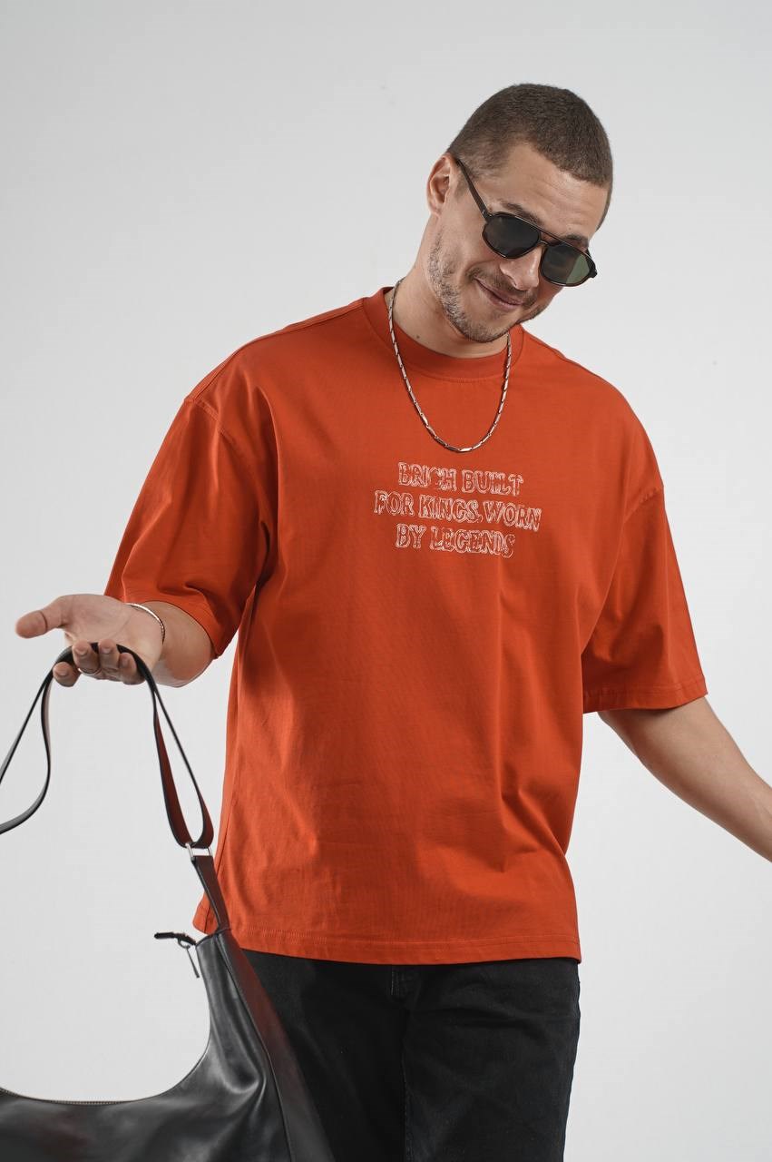 Wholesale Mens Orange T-Shirt