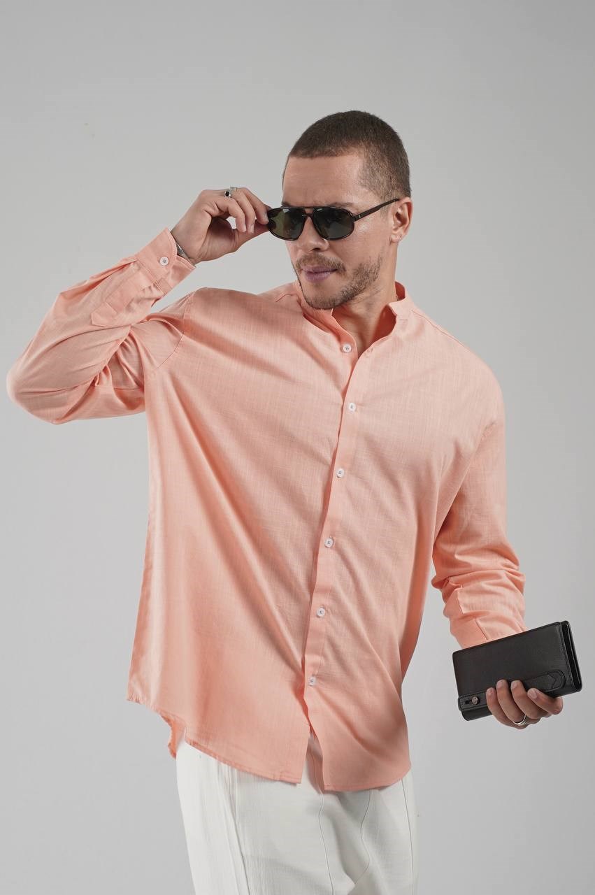 Wholesale Mens Peach Shirt