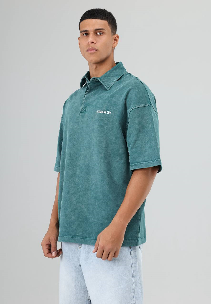 Wholesale Mens Petrol Polo T-Shirt