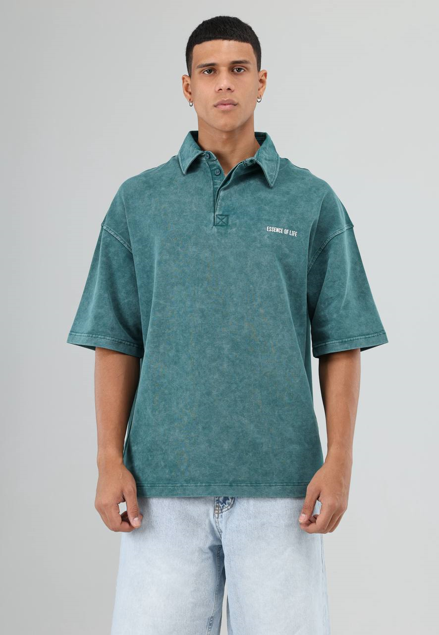 Wholesale Mens Petrol Polo T-Shirt