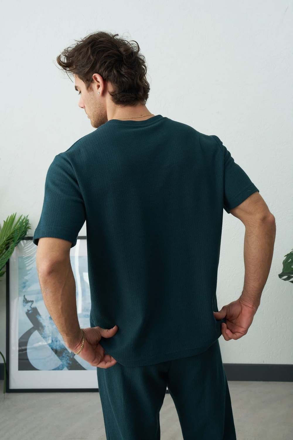 Wholesale Mens Petrol T-Shirt