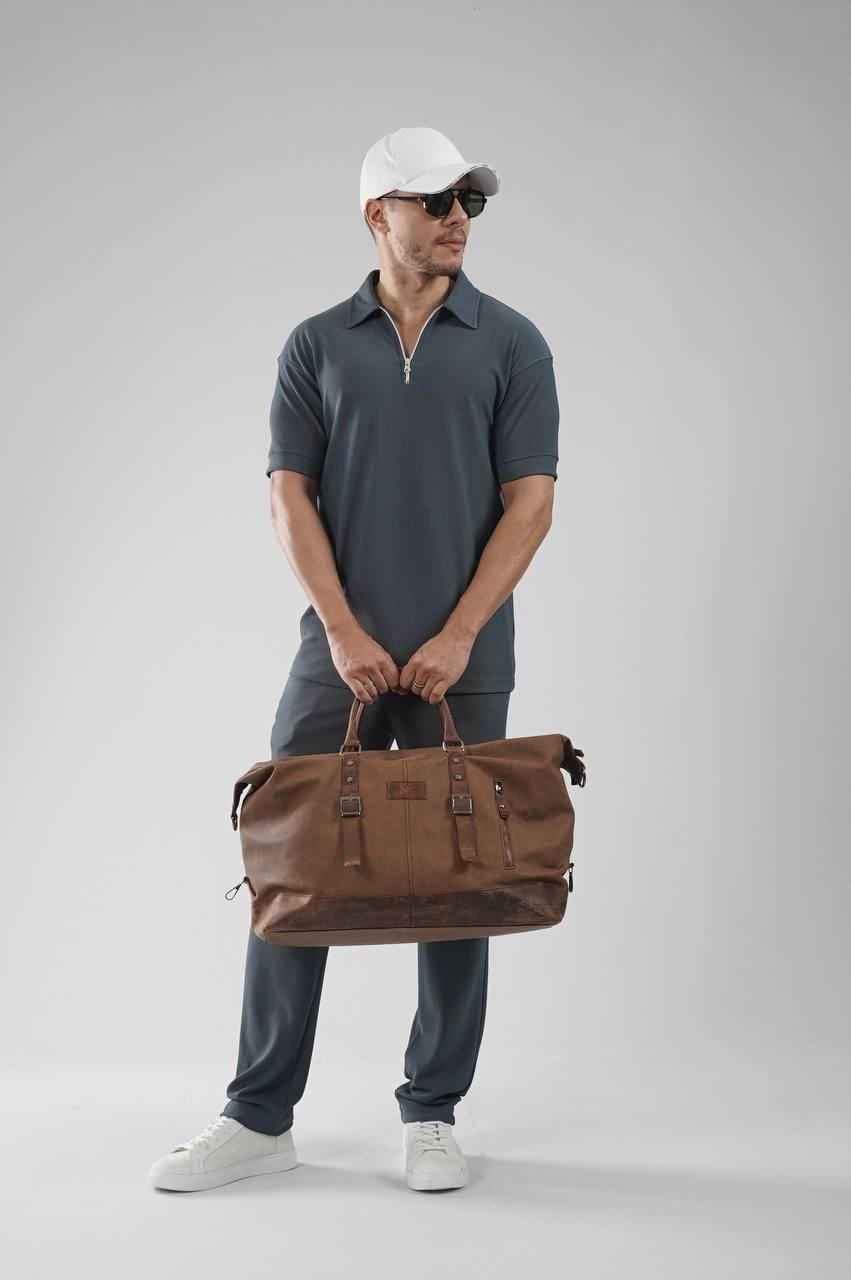 Wholesale Mens Petrol T-Shirt and Pants Set