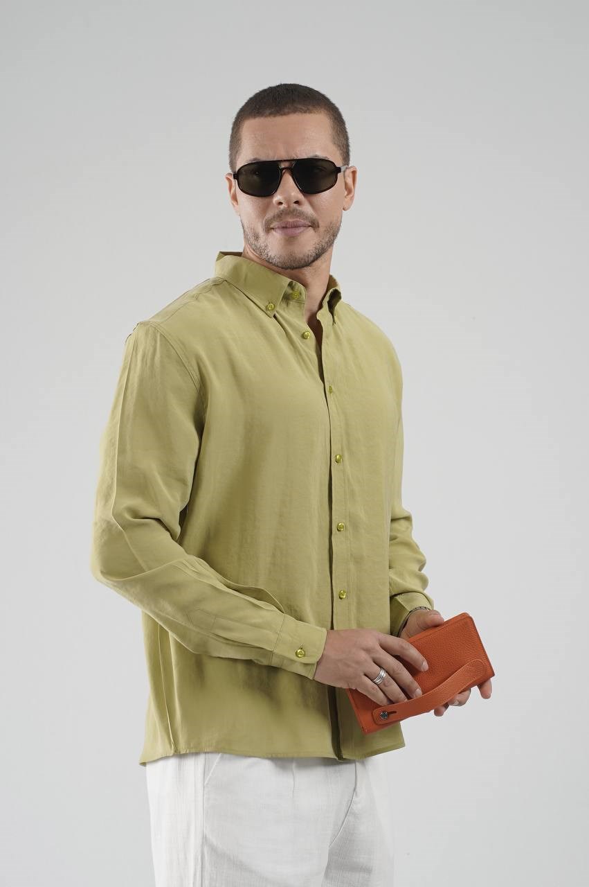 Wholesale Mens Pistachio Shirt