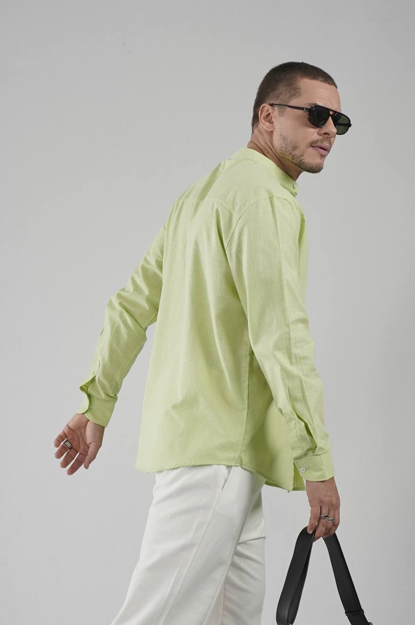 Wholesale Mens Pistachio Shirt