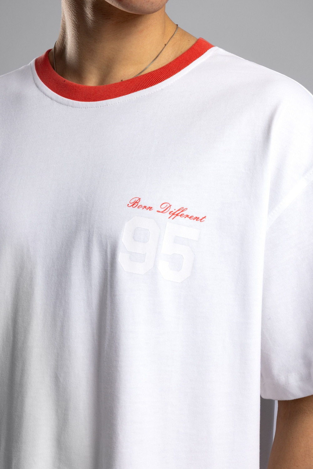 Wholesale Mens Red Printed T-shirt