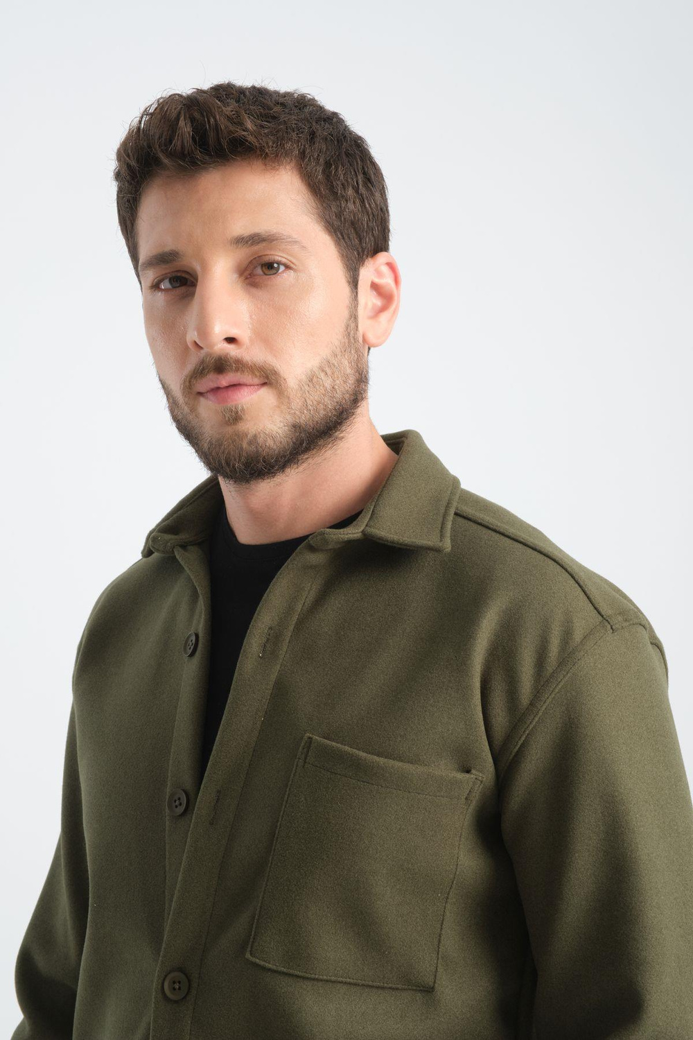 Wholesale Mens Regular Fit Winter Woolen Shirt  