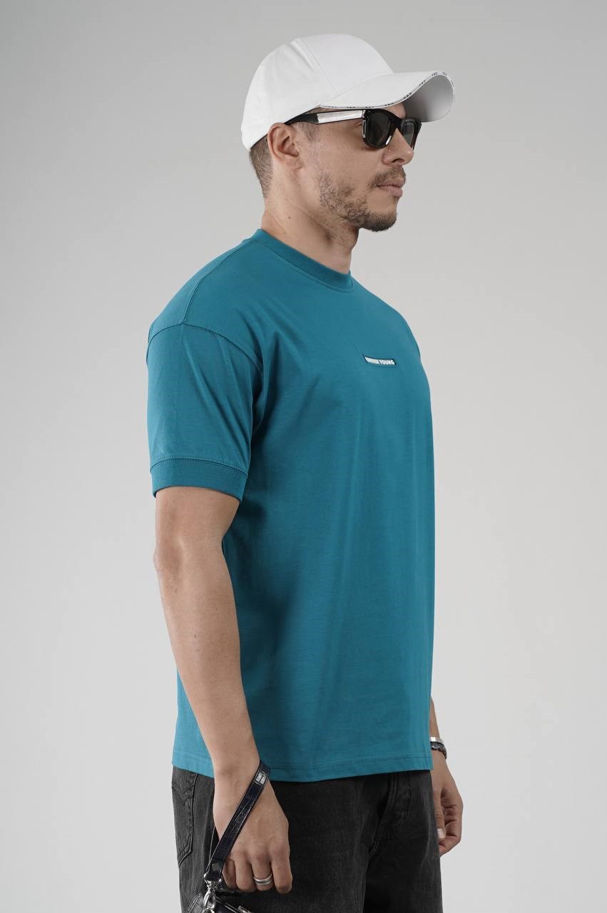 Wholesale Mens Sea Blue T-Shirt