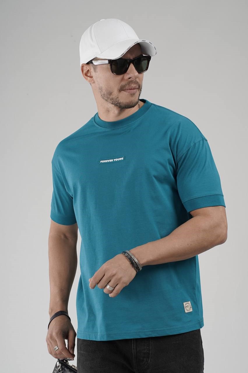 Wholesale Mens Sea Blue T-Shirt