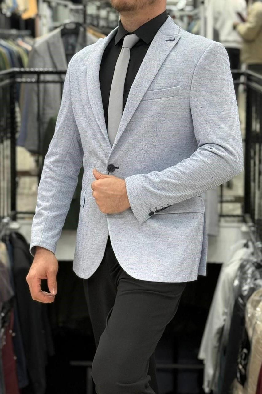 Wholesale Men's Sky Blue Blazer Jacket 1701W26-033