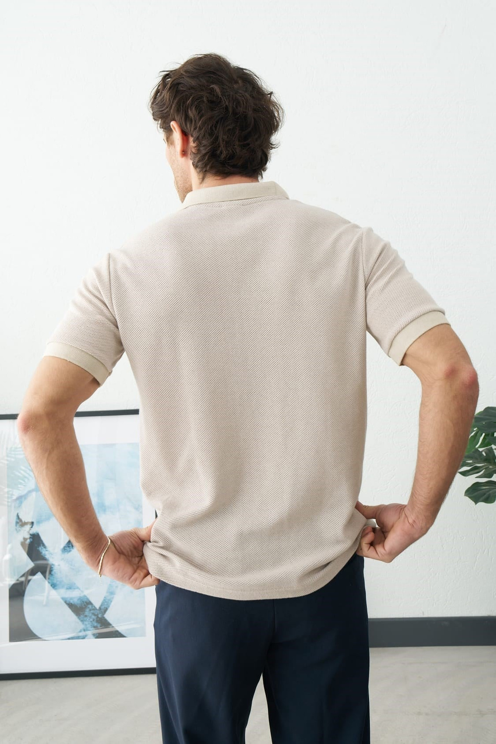 Wholesale Mens Stone Polo T-Shirt