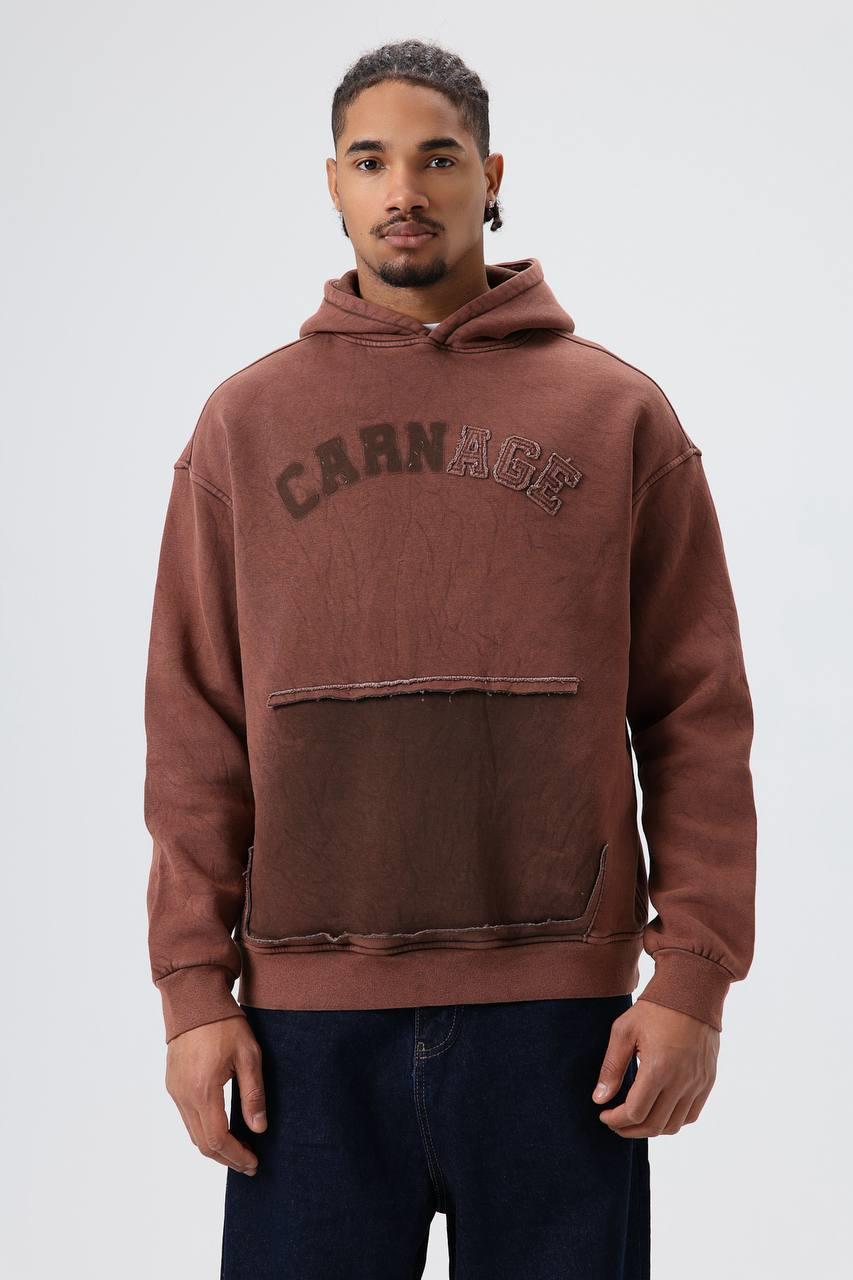 Wholesale Mens Tobacco Brown Hoodie