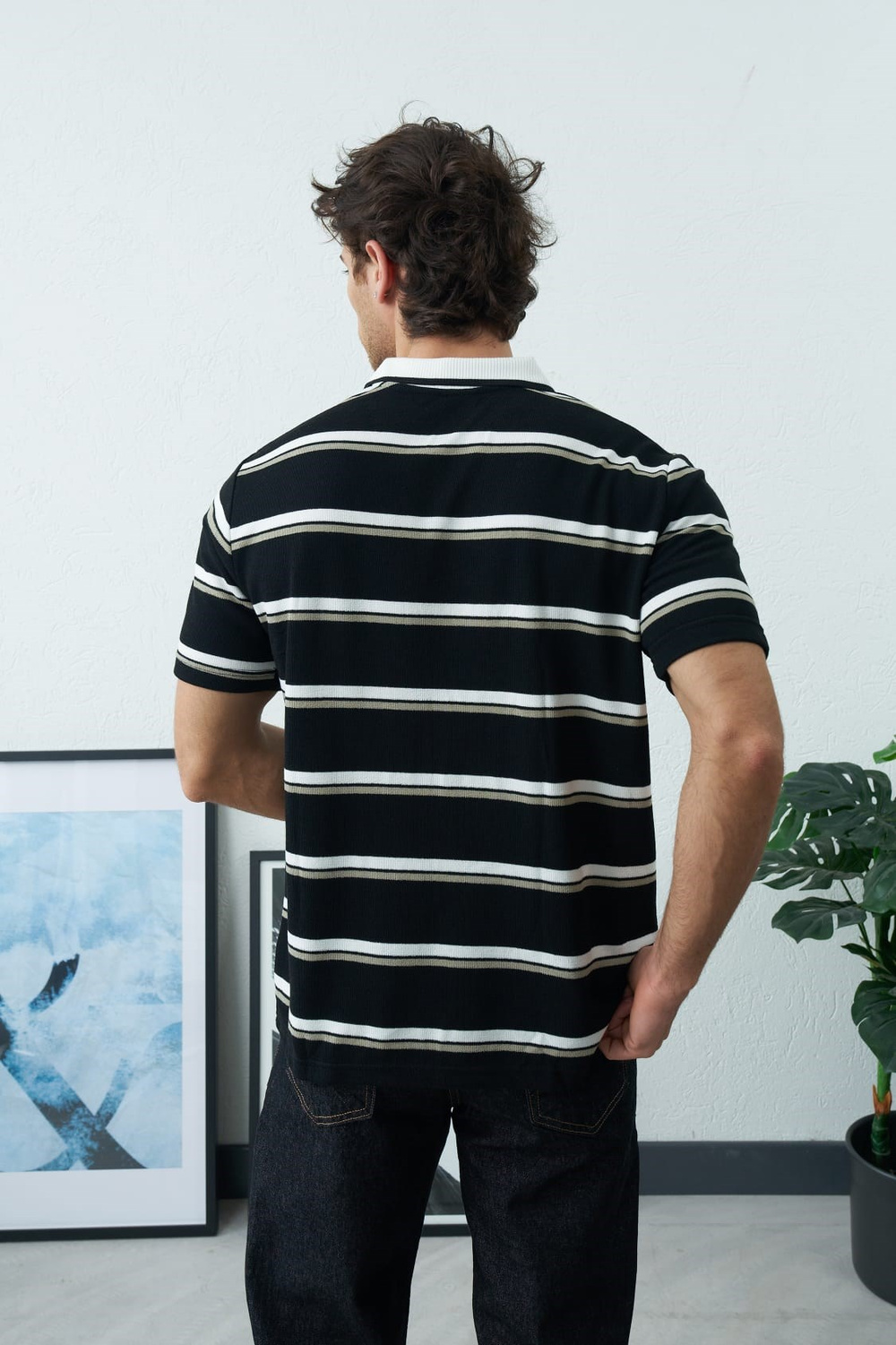 Wholesale Mens Black Polo T-Shirt