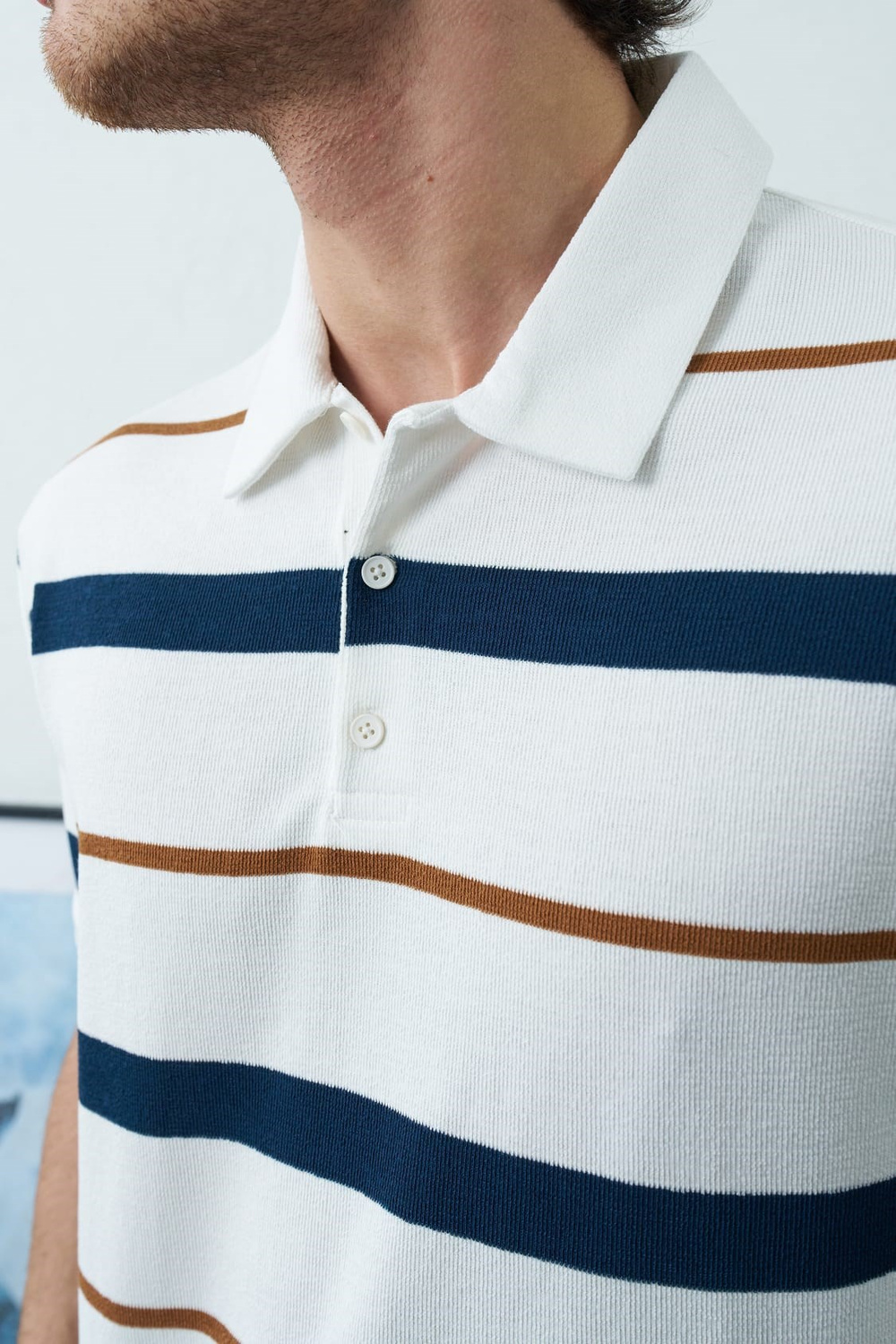Wholesale Mens White Polo T-Shirt