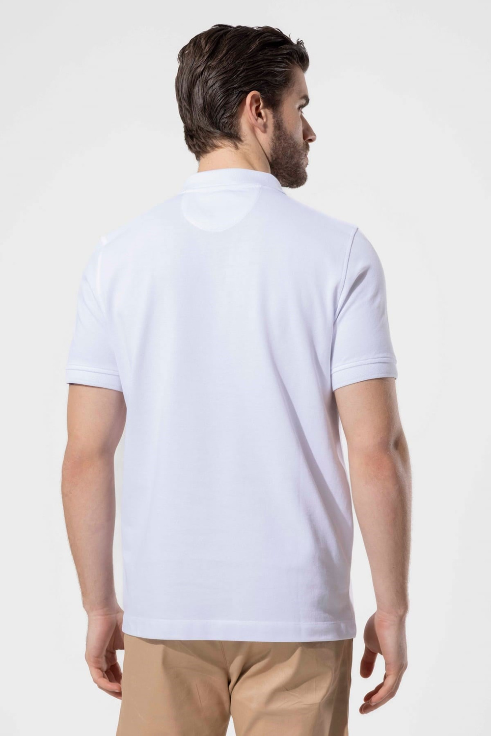 Wholesale Mens White Polo T-Shirt
