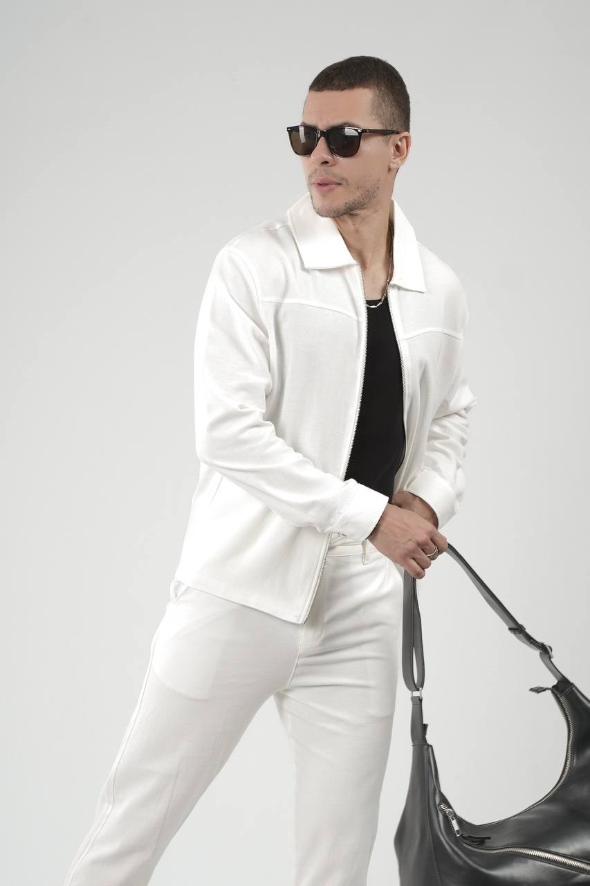 Wholesale Mens White Shirt and Pants Set