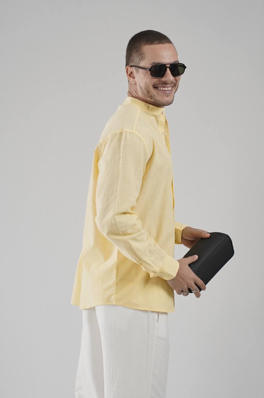 Wholesale Mens Yellow Shirt