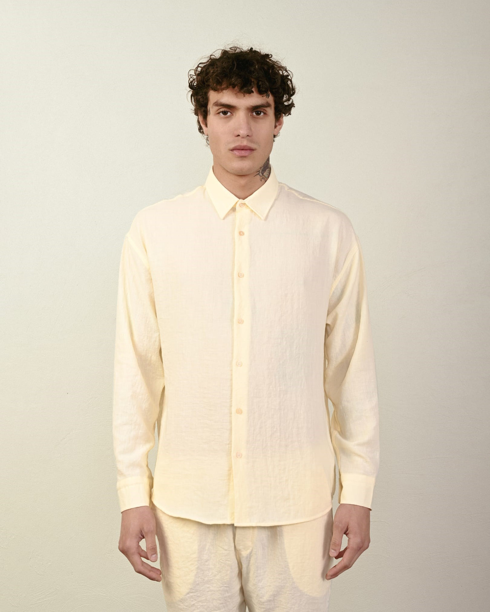 Wholesale Mens Yellow Shirt