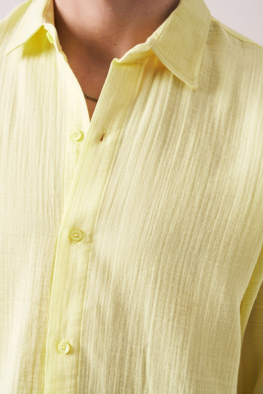 Wholesale Mens Yellow Shirt