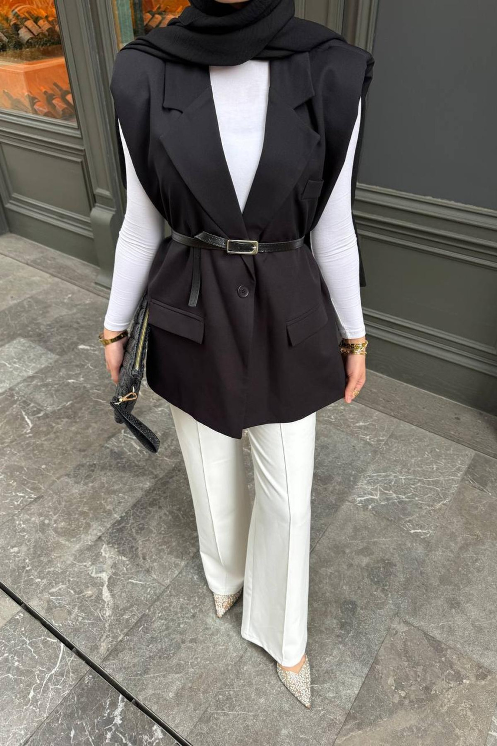 Wholesale Women Black Vest