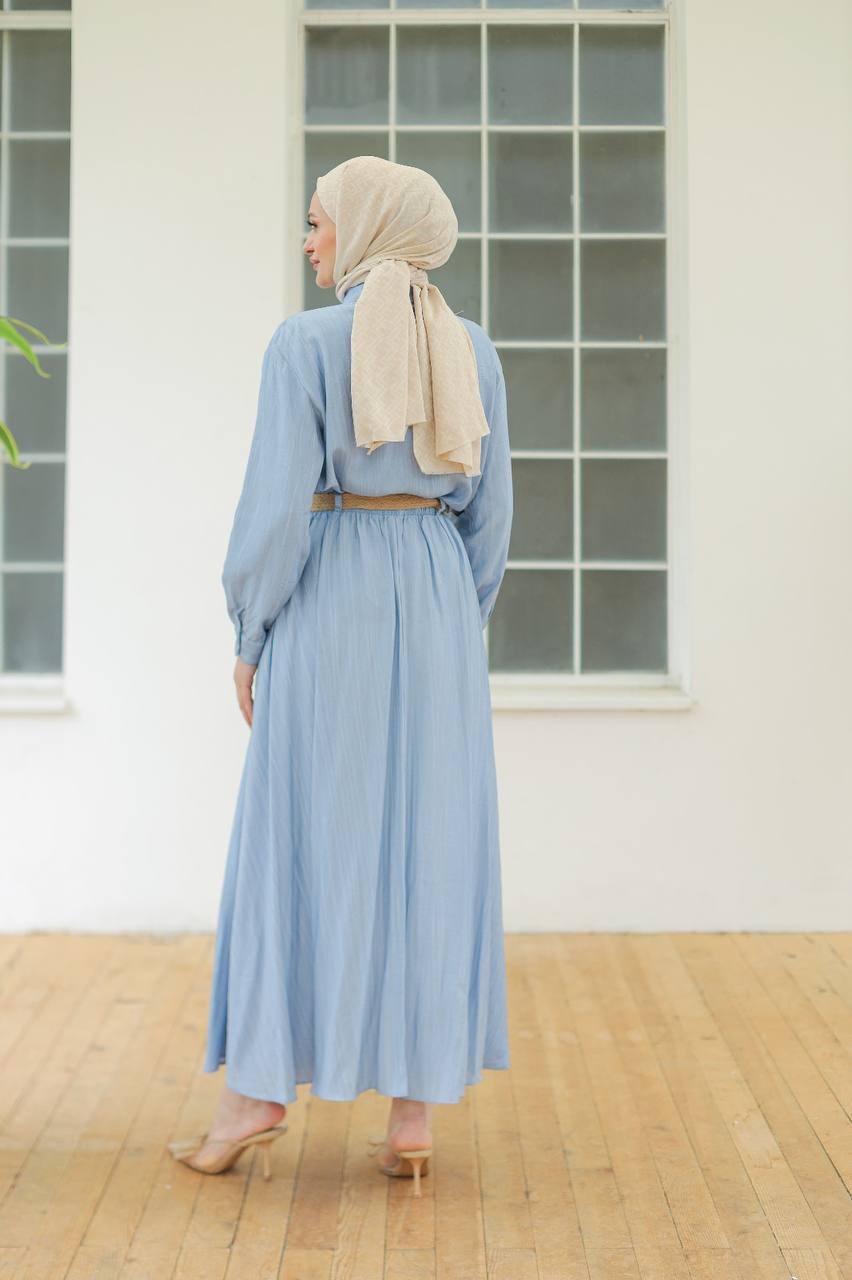 Wholesale Womens Baby Blue Skirt Set