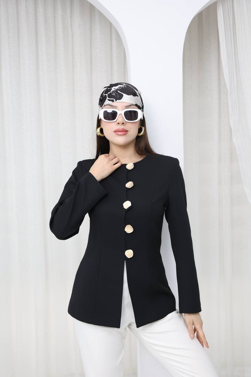Wholesale Women's Black Blazer 0017-1337