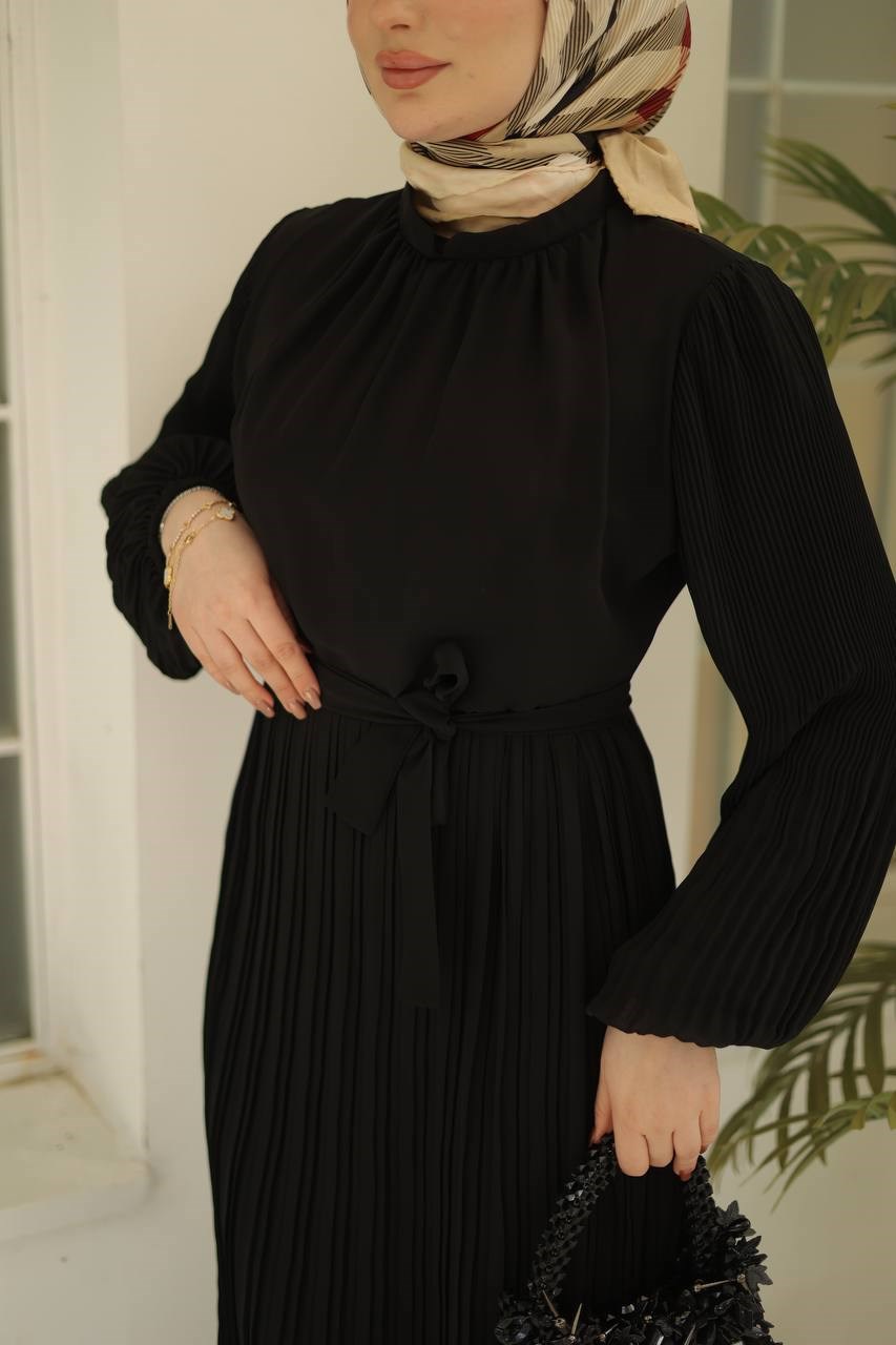 Wholesale Womens Black Maxi Hijab Dress