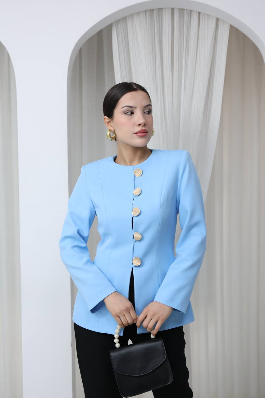 Wholesale Women's Blue Blazer 0017-1337