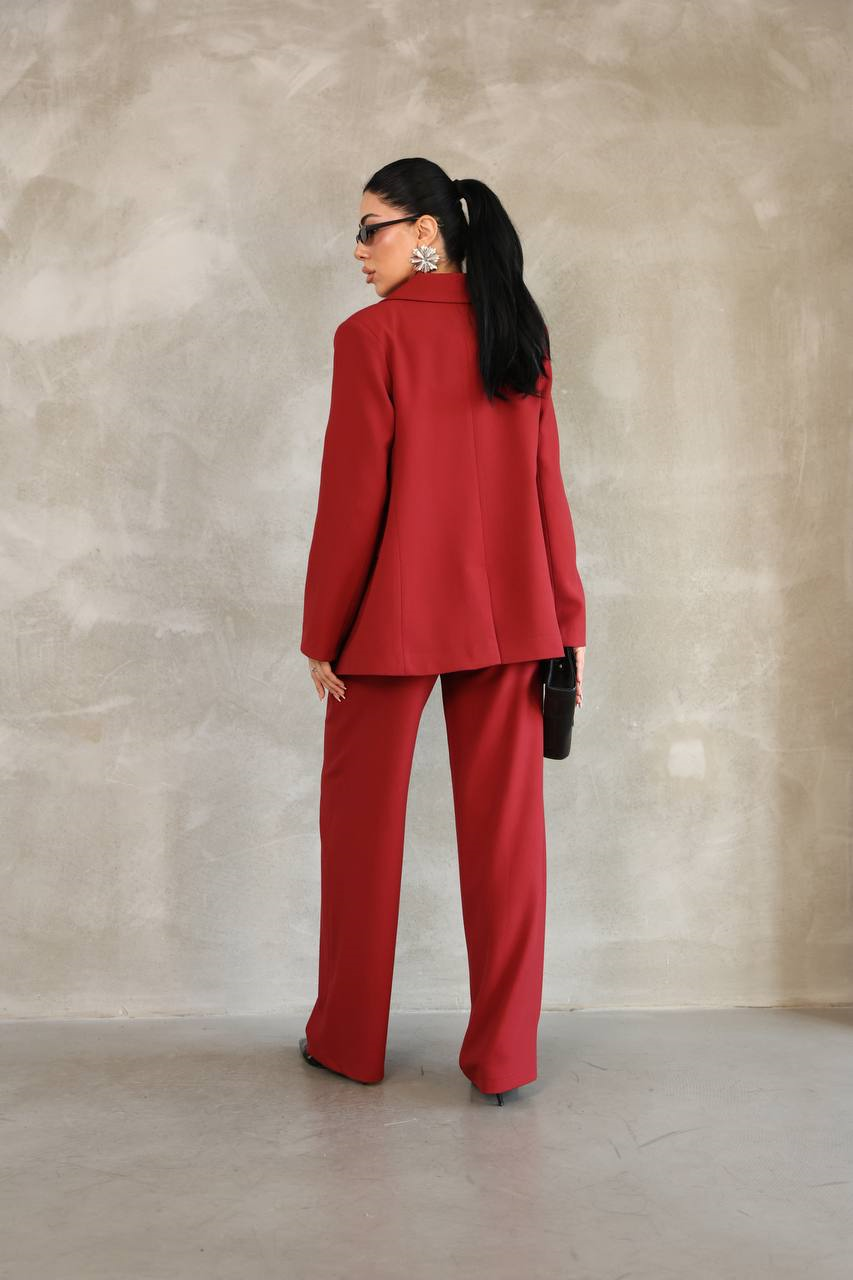 Wholesale Womens Brick Three-Piece Suit 