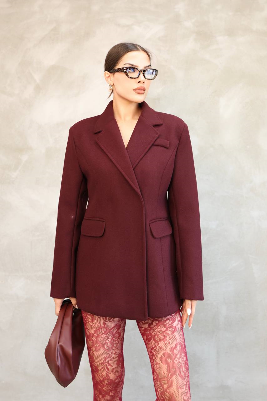 Wholesale Womens Burgundy Blazer