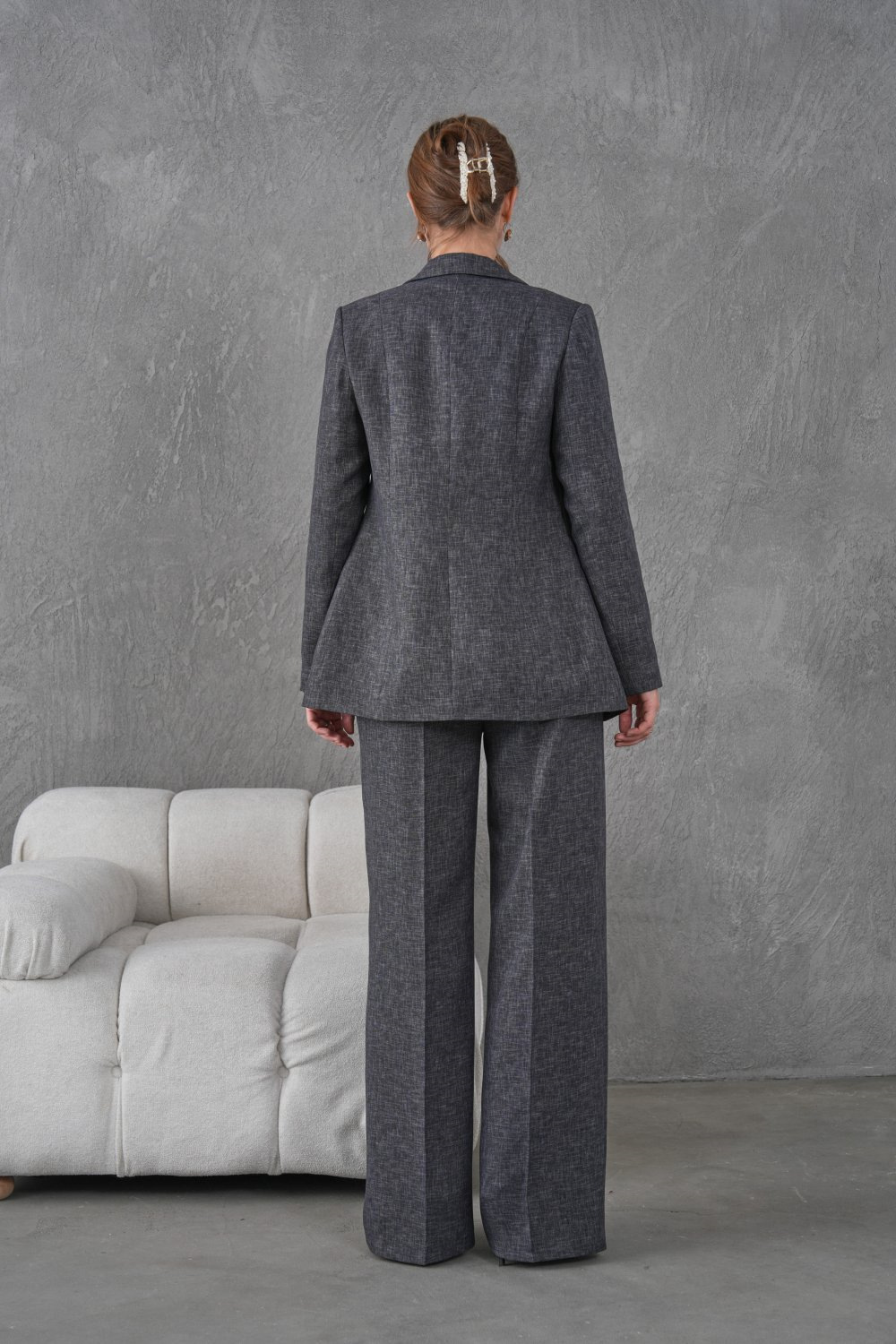 Wholesale Womens Gray Two-Piece Suit 