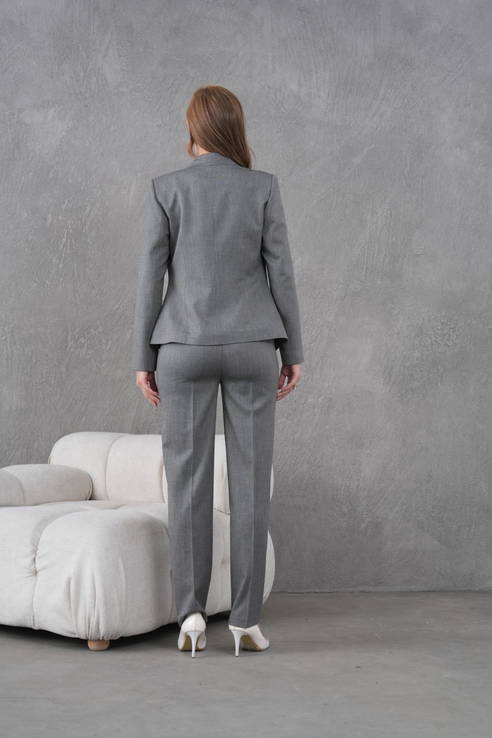 Wholesale Womens Gray Two-Piece Suit 